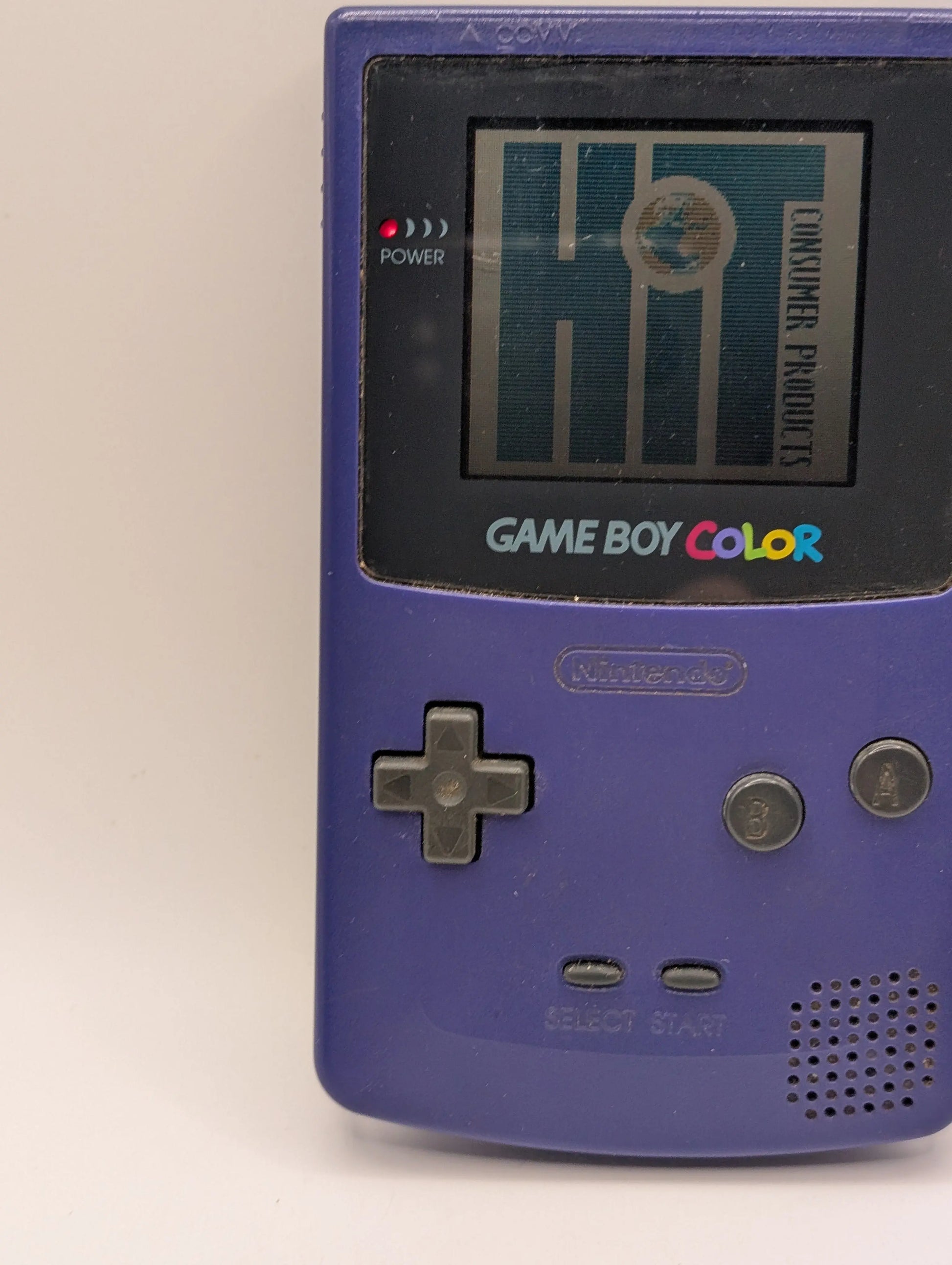 Nintendo Game Boy Color Console CGB-001 - Grape Purple - Tested Working NO GAME INCLUDE FRENLY BRICKS - Open 7 Days
