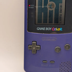 Nintendo Game Boy Color Console CGB-001 - Grape Purple - Tested Working NO GAME INCLUDE FRENLY BRICKS - Open 7 Days