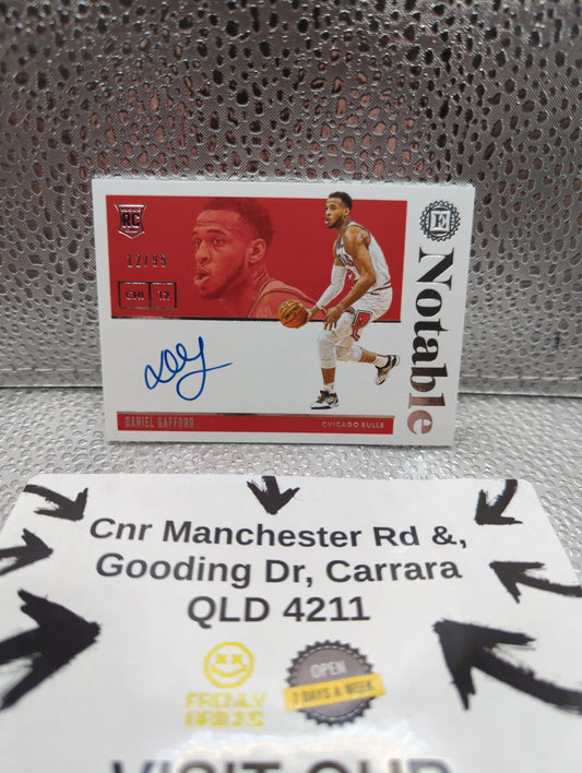 2019-20 Encased Basketball - Daniel Gafford - Notable AUTO /99 on card FRENLY BRICKS - Open 7 Days