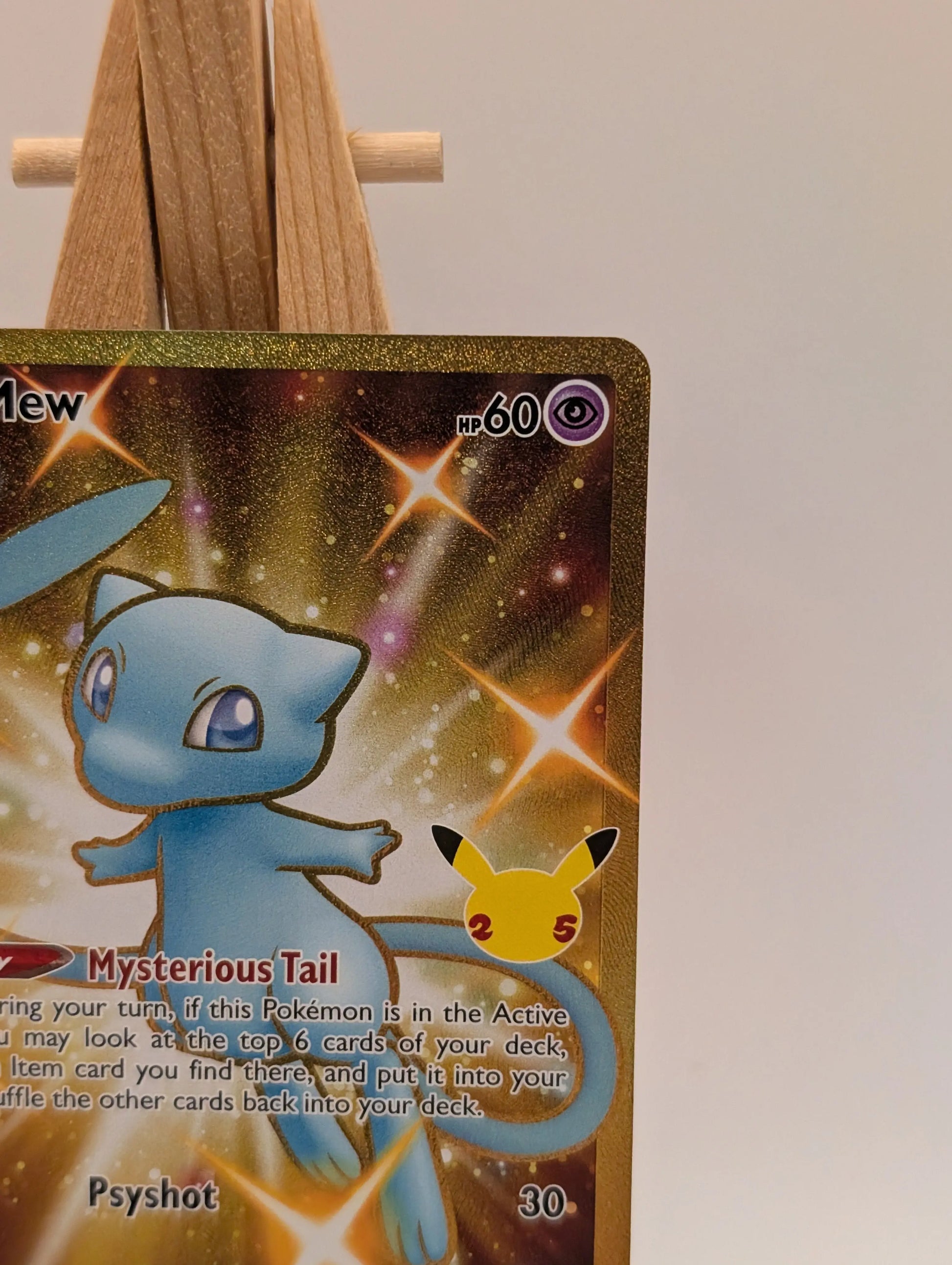 Mew 025/025 - Celebrations Rare Pokemon TCG Holo FRENLY BRICKS - Open 7 Days