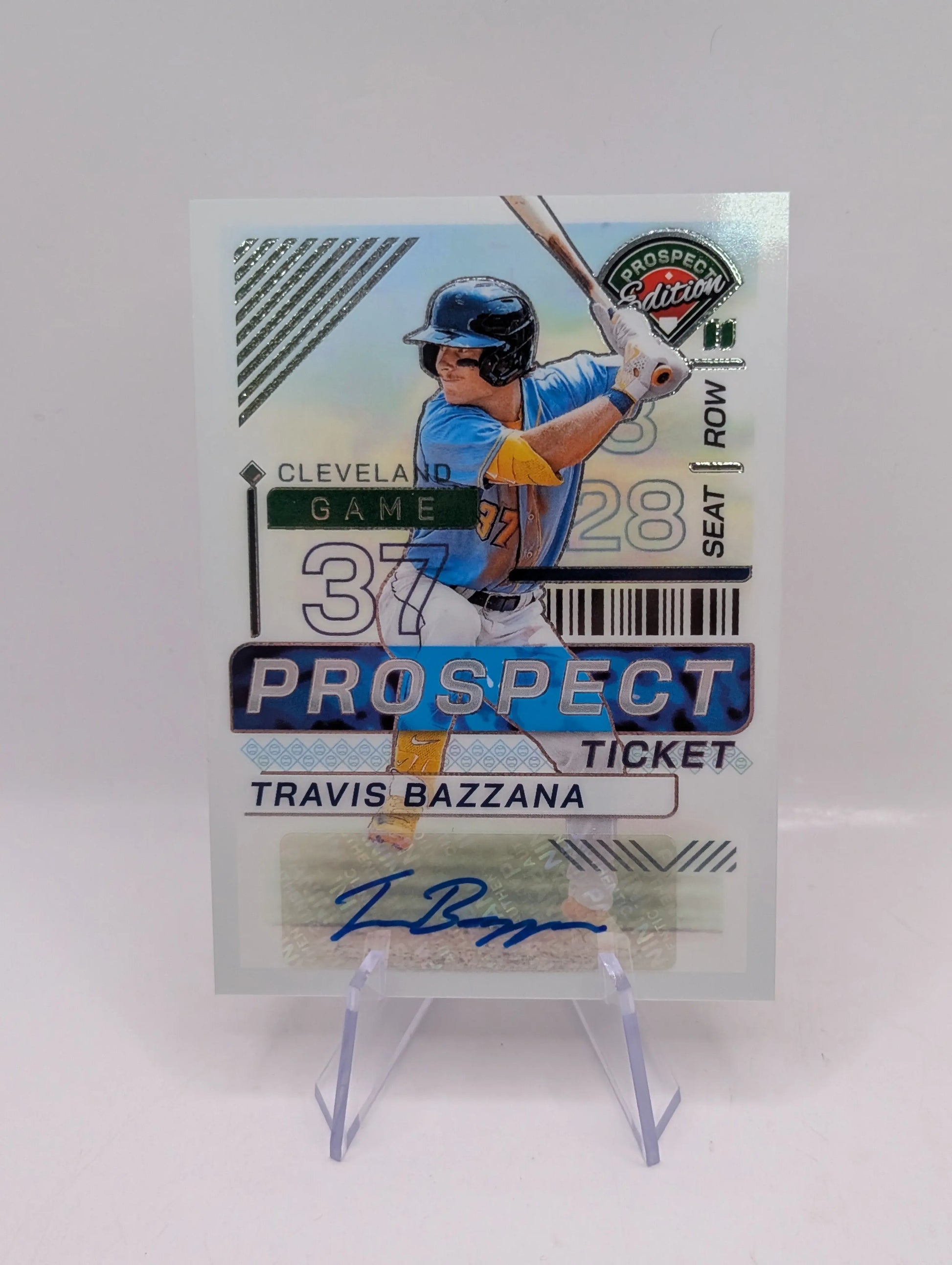 2024 Panini Prospect Edition Prospect Ticket Signatures 5 Travis Bazzana RC Auto FRENLY BRICKS - Open 7 Days