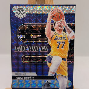 Luka Doncic RARE PURPLE MOSAIC REFRACTOR SSP LAKERS MINT FRENLY BRICKS - Open 7 Days