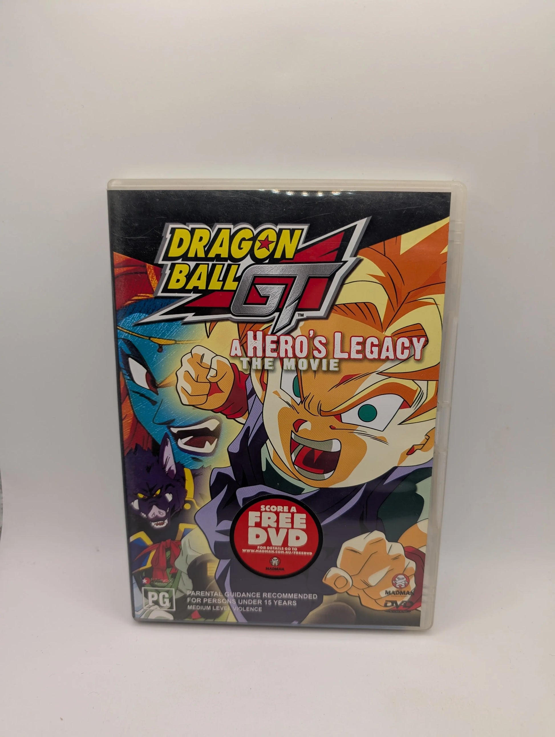 Dragon Ball GT: The Movie - A Heros Legacy (DVD, 2004, Uncut) FRENLY BRICKS - Open 7 Days