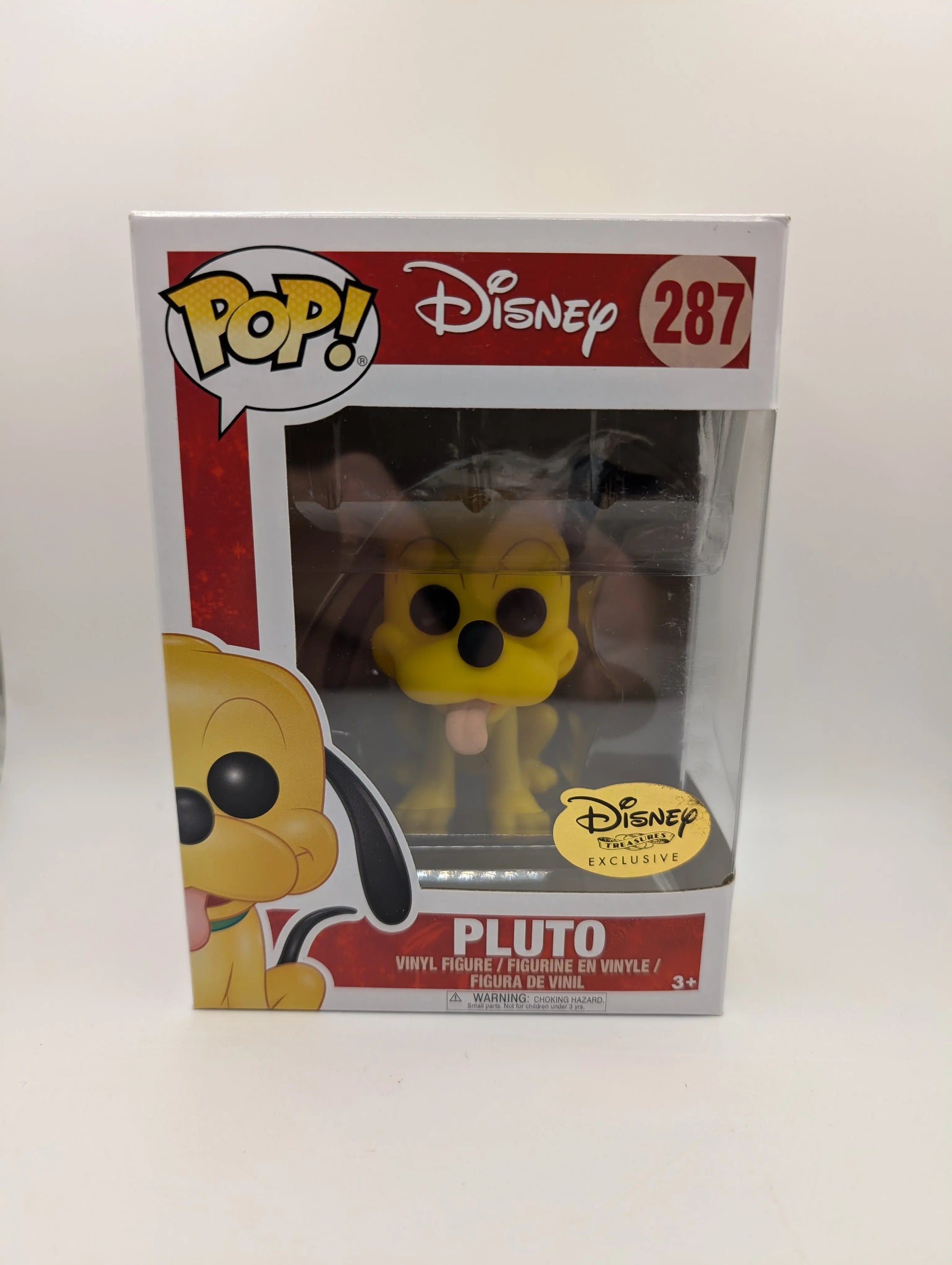 Funko Pop Pluto  #287 Disney Disney Treasures Exclusive  Vinyl Figure FRENLY BRICKS - Open 7 Days