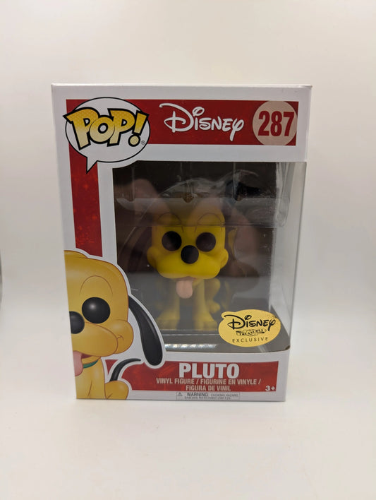 Funko Pop Pluto  #287 Disney Disney Treasures Exclusive  Vinyl Figure FRENLY BRICKS - Open 7 Days