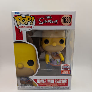 2024 Funko Pop Simpsons HOMER with REACTOR 1630 Figure London Funkon Exclusive FRENLY BRICKS - Open 7 Days