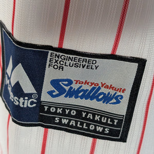 Nippon Baseball Tokyo Yakult Swallows 2016-2019 Home White/Red Blank XL Jersey