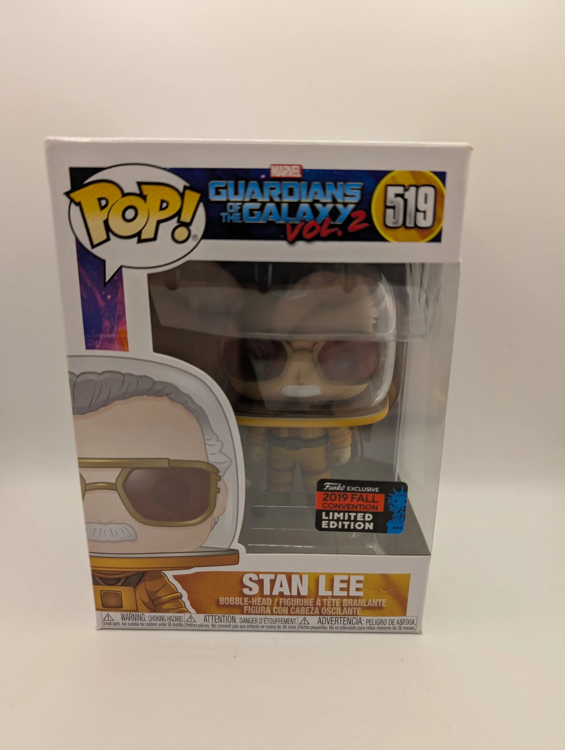 Pop Vinyl Figure Pop Marvel Guardians of The Galaxy Vol 2 Stan Lee #519 2019 FC FRENLY BRICKS - Open 7 Days