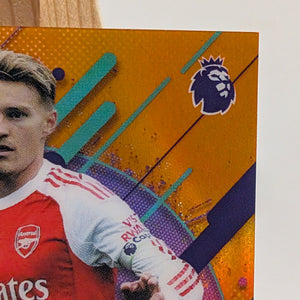 2025-26 TOPPS FINEST PREMIER MARTIN ODEGAARD RARE Orange Refractor /15 FRENLY BRICKS - Open 7 Days