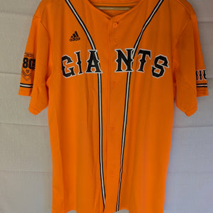 Nippon Baseball Adidas Yohiuri Giants Orange Blank Jersey Large