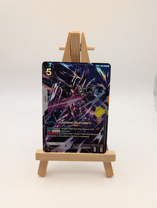 2025 Gundam Card Game Chinese Newtype Rising Justice GD01-066 LR+ Holofoil FRENLY BRICKS - Open 7 Days