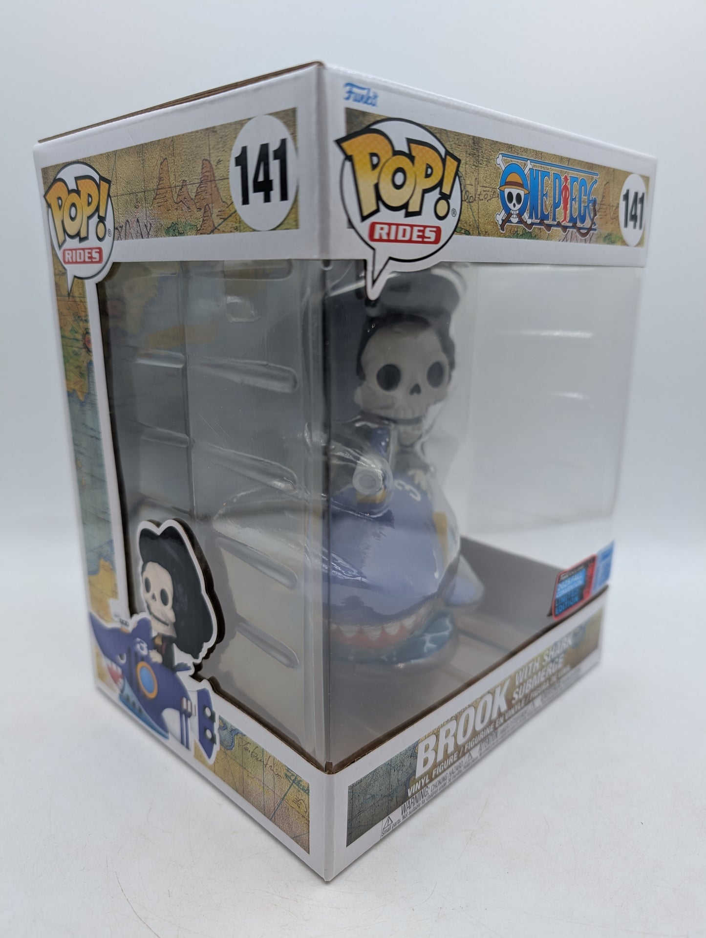 Funko POP! RIDES One Piece Brook with Shark Submerge 2025 Fall Con