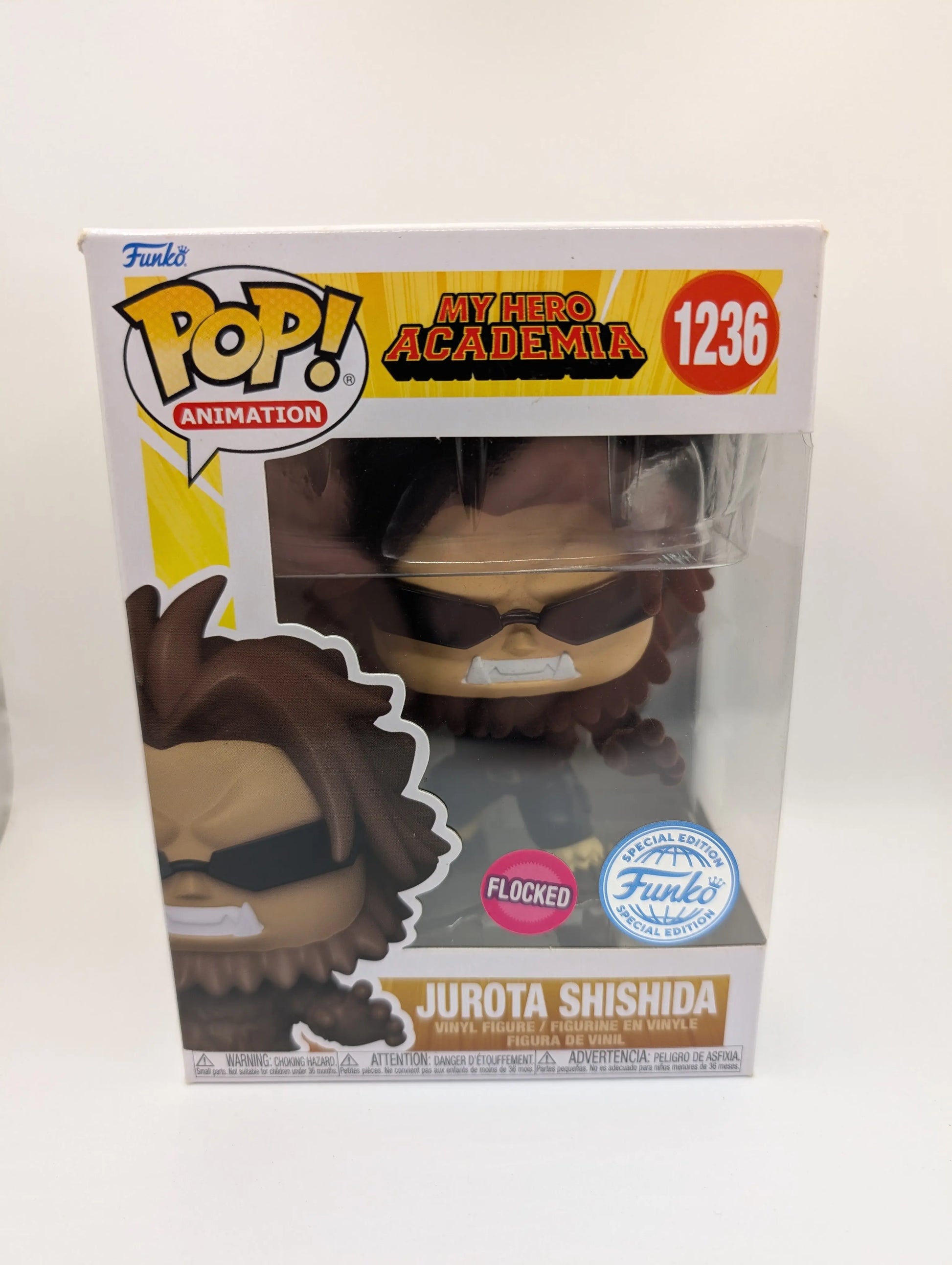 Flocked Jurota Shishida MHA FE 1236 Funko Pop Vinyl FRENLY BRICKS - Open 7 Days