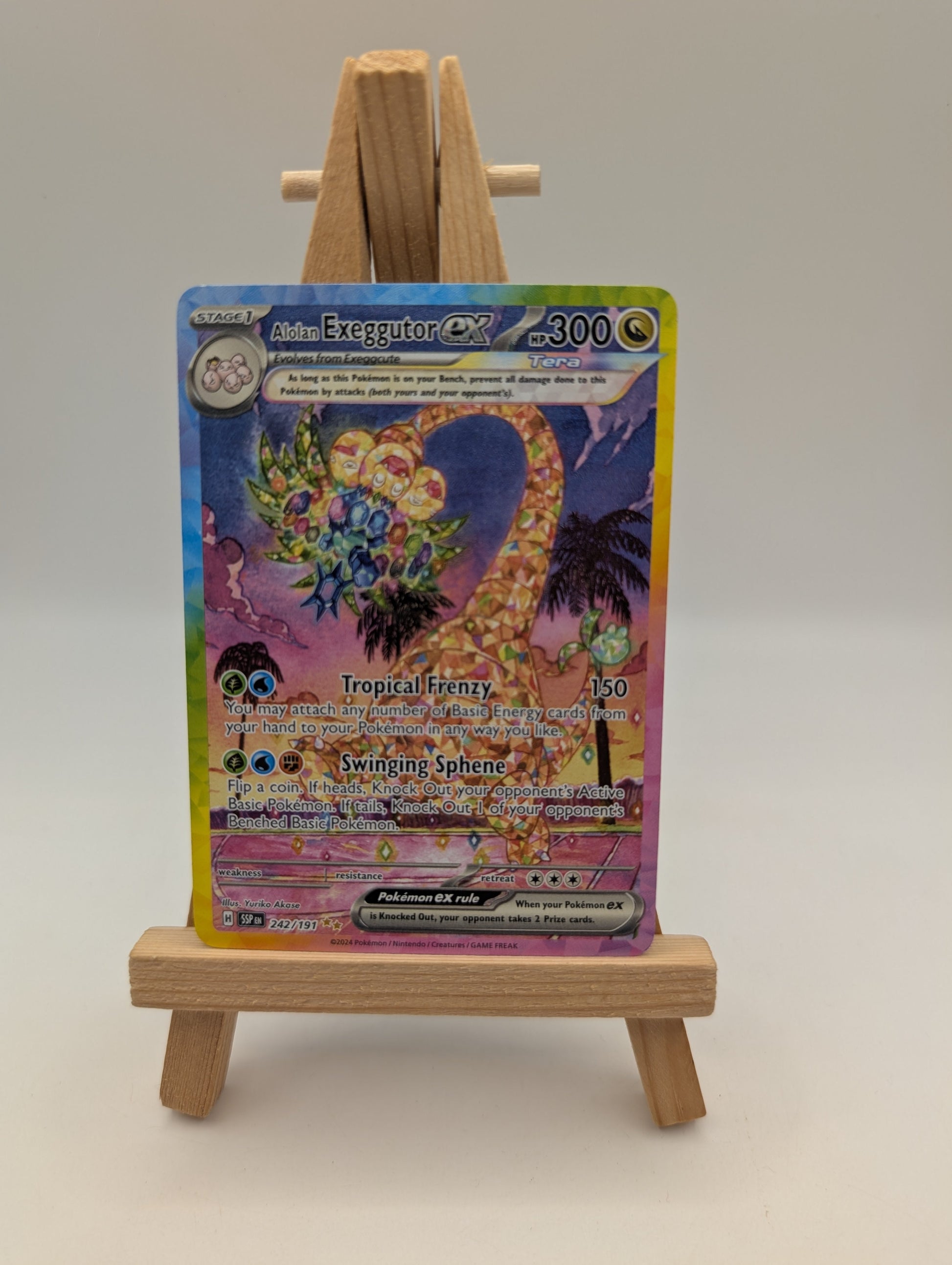 Alolan Exeggutor ex 242/191 | Surging Sparks | SIR | Pokemon Card FRENLY BRICKS - Open 7 Days
