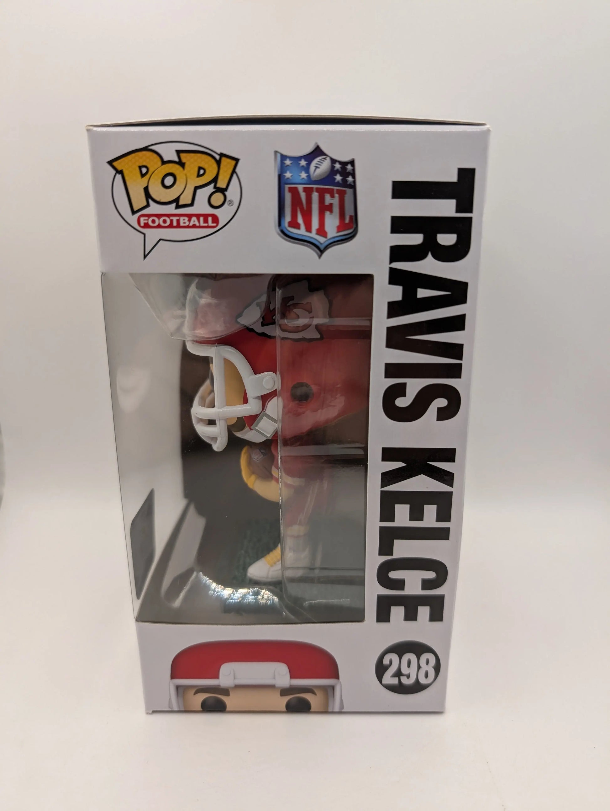 TRAVIS KELCE Funko Pop! NFL Vinyl Figure #298 Kansas City Chiefs FRENLY BRICKS - Open 7 Days