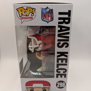 TRAVIS KELCE Funko Pop! NFL Vinyl Figure #298 Kansas City Chiefs FRENLY BRICKS - Open 7 Days