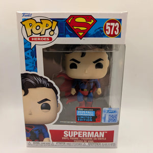 DC Comics - Superman Retro Comic (Flying) Pop! 2025 NYCC Vinyl Figure (RS) #573 FRENLY BRICKS - Open 7 Days