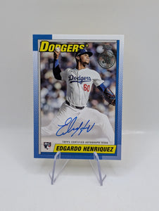 EDGARDO HENRIQUEZ (RC) On Card Auto 2025 Topps Update Series 1990 35th Retro