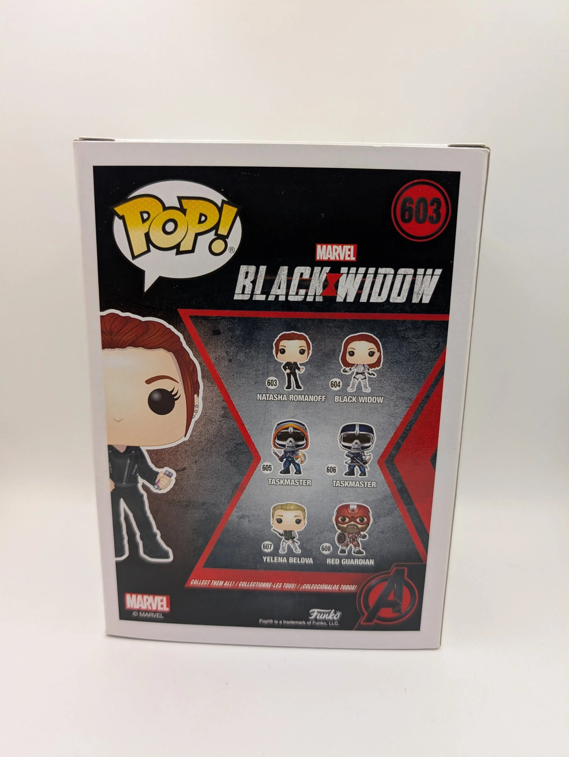 Funko Pop! NATASHA ROMANOFF Black Widow #603 FRENLY BRICKS - Open 7 Days