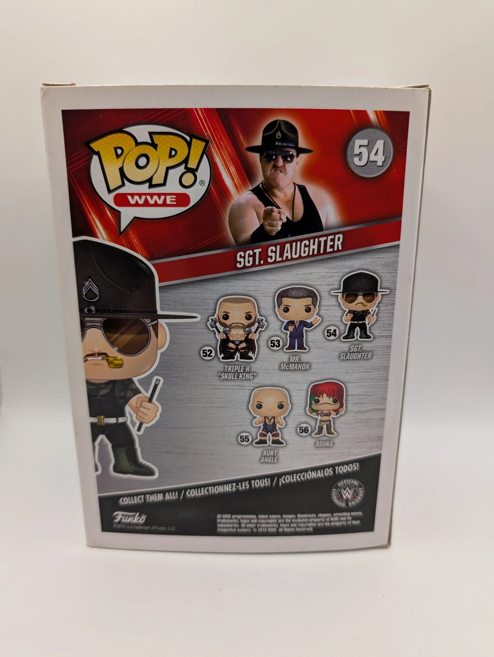 Funko Pop! Vinyl: WWE - Sgt. Slaughter #54 FRENLY BRICKS - Open 7 Days