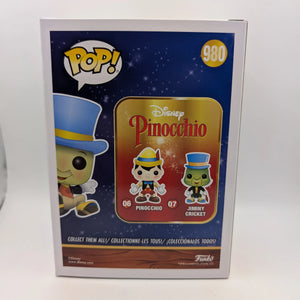 Pop Jiminy Cricket 980 Disney Funko NYCC 2020 FRENLY BRICKS - Open 7 Days