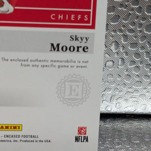 2022 ~ SKYY MOORE ~ Encased ~ RC/Quad Patch ~ /50 ~ #RQM-17 Blue FRENLY BRICKS - Open 7 Days