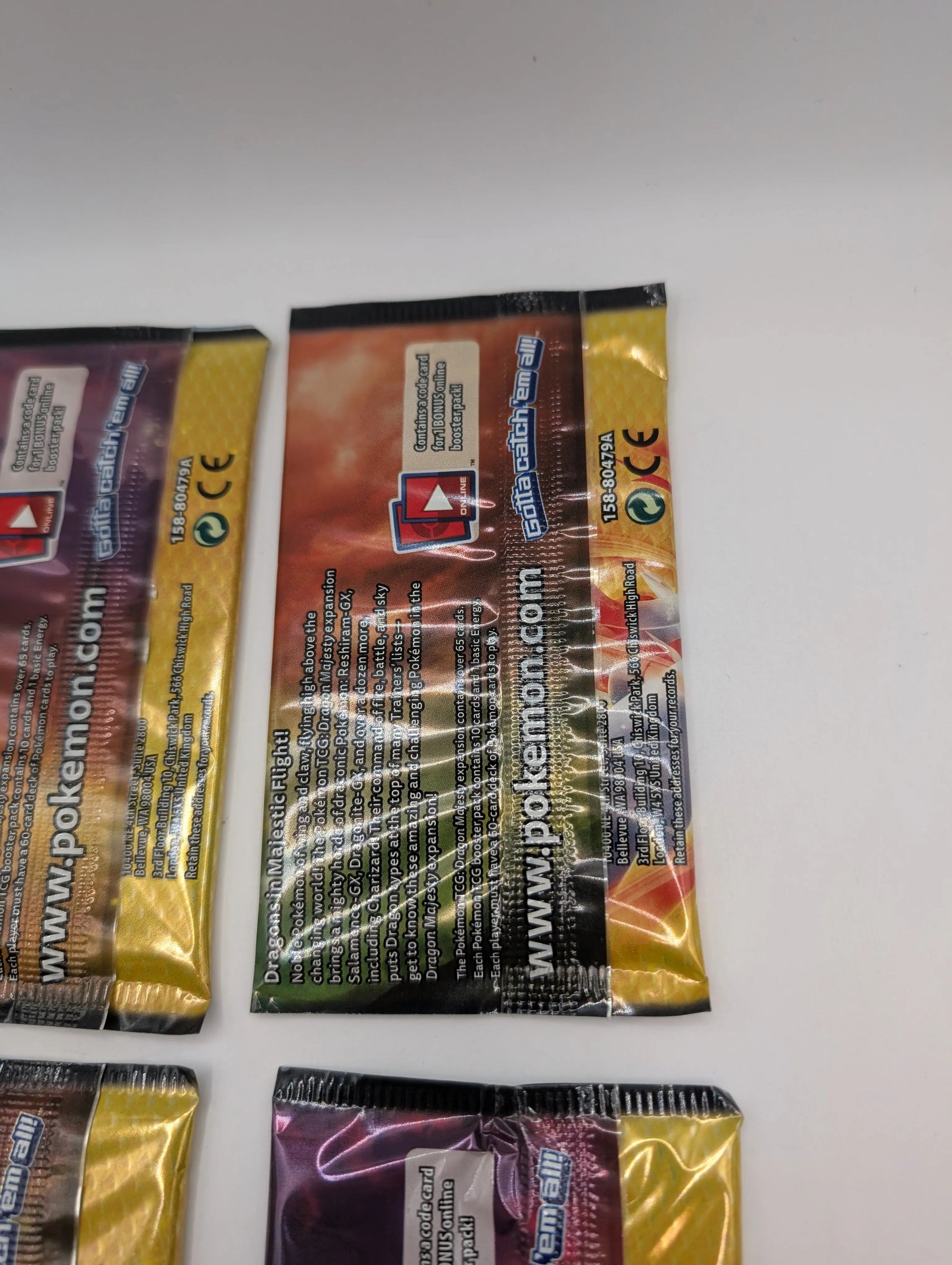 Pokemon TCG Dragon Majesty Booster Pack Art Sets (4 Packs) FRENLY BRICKS - Open 7 Days