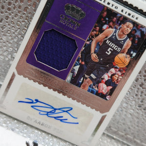 2023-24 Panini Crown Royale - Kings Court PATCH AUTO De'Aaron Fox /99 FRENLY BRICKS - Open 7 Days