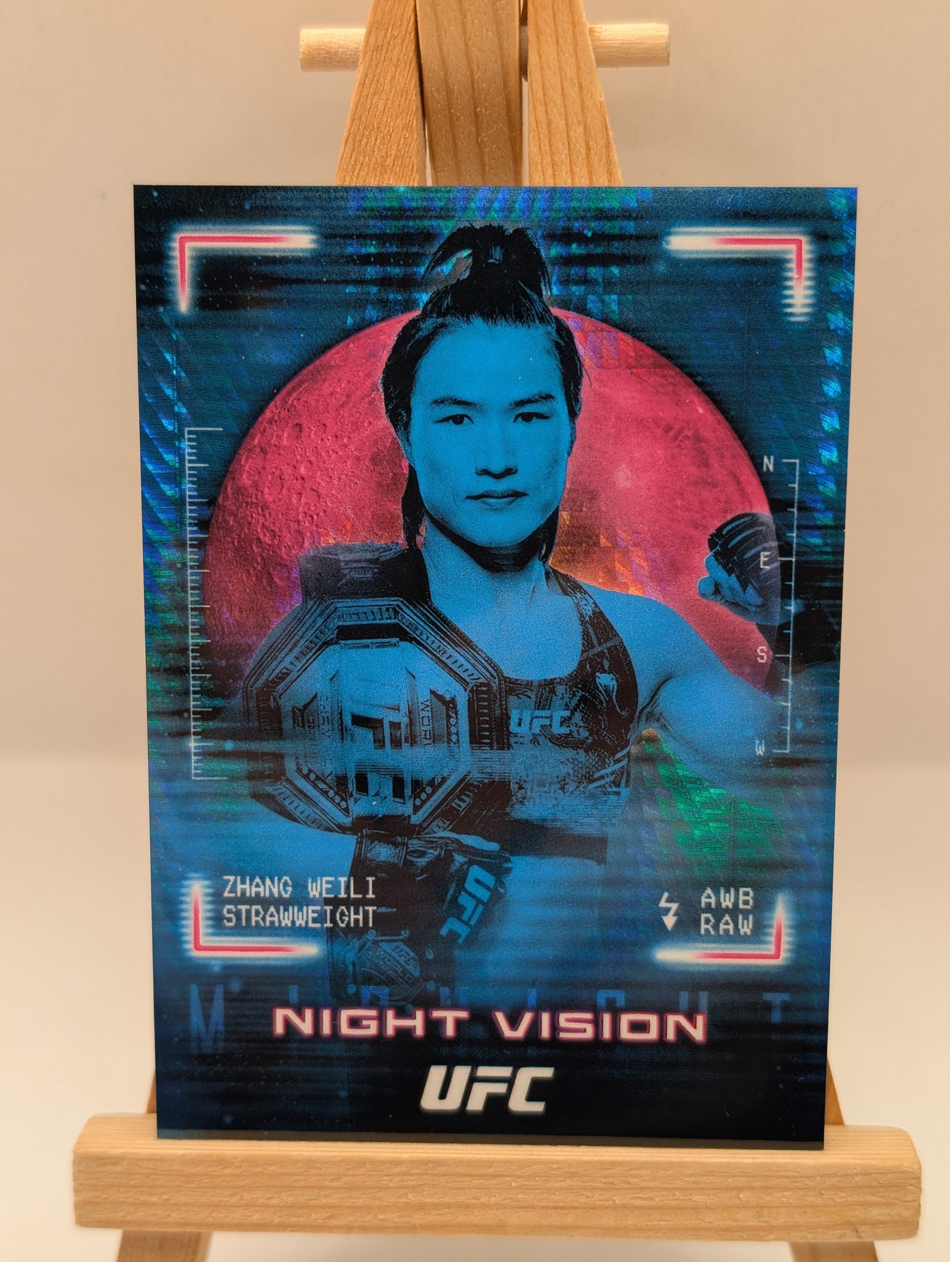2025 Topps Midnight UFC Zhang Weili Night Vision #NV-15 FRENLY BRICKS - Open 7 Days