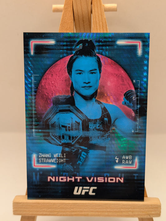 2025 Topps Midnight UFC Zhang Weili Night Vision #NV-15 FRENLY BRICKS - Open 7 Days