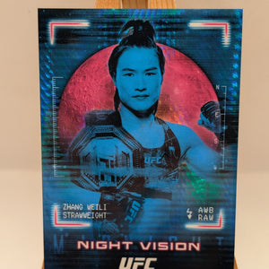 2025 Topps Midnight UFC Zhang Weili Night Vision #NV-15 FRENLY BRICKS - Open 7 Days