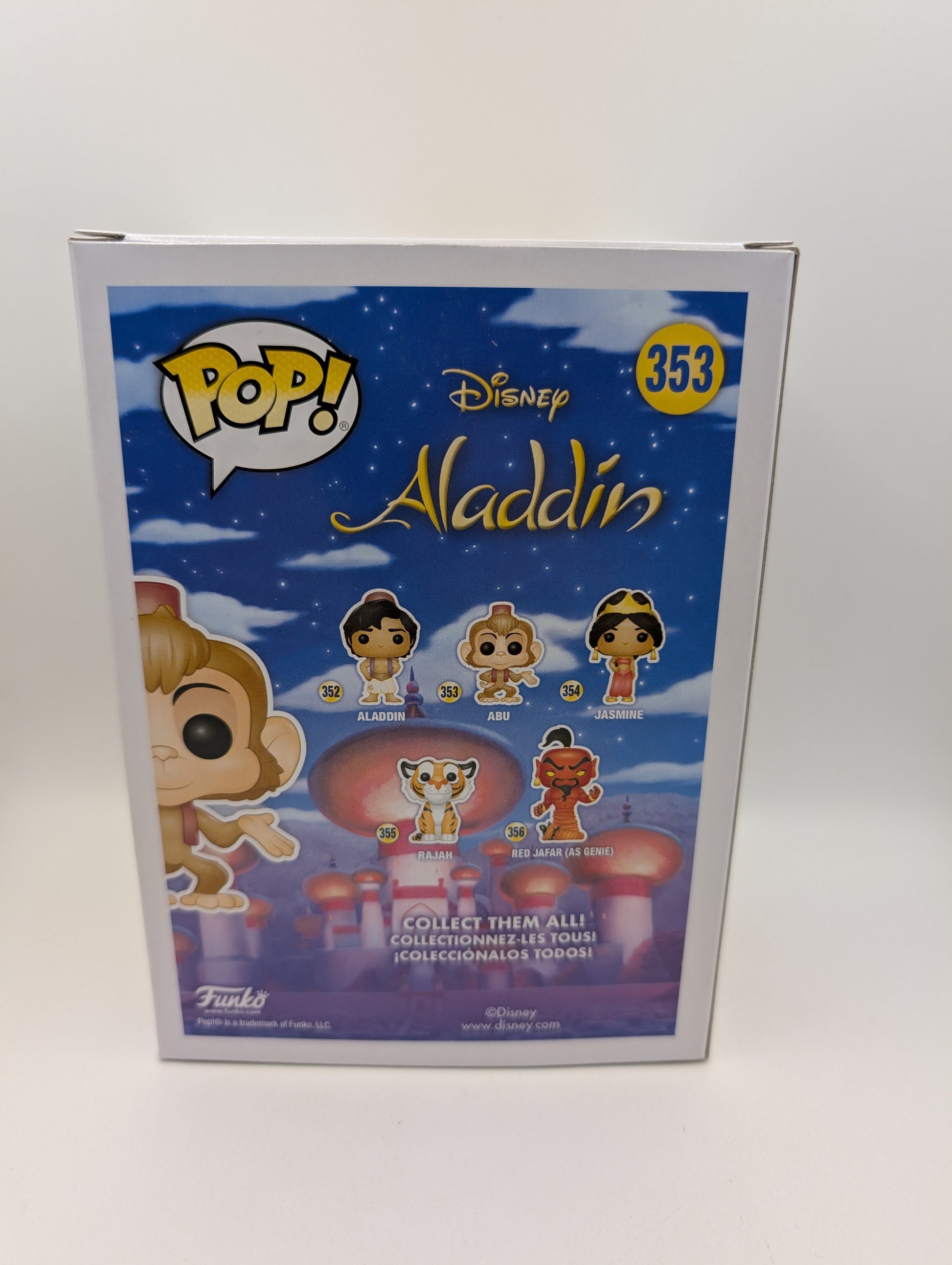 ABU #353 FUNKO POP VINYL FIGURE DISNEY ALADDIN FRENLY BRICKS - Open 7 Days
