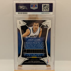 2014 PANINI SELECT BLUE PRIZM #84 ZACH LaVINE RC #/249 PSA 10 FRENLY BRICKS - Open 7 Days