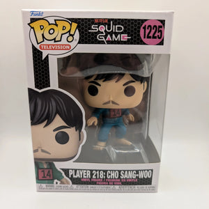 Pop Funko Player 218 Cho Sang-Woo #1225 Squid Games Netflix Figure FRENLY BRICKS - Open 7 Days