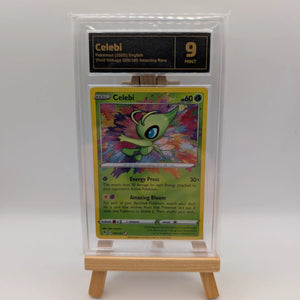 2020 POKEMON SWSH SWORD & SHIELD VIVID VOLTAGE #009 CELEBI 009/185 Graded 9 FRENLY BRICKS - Open 7 Days