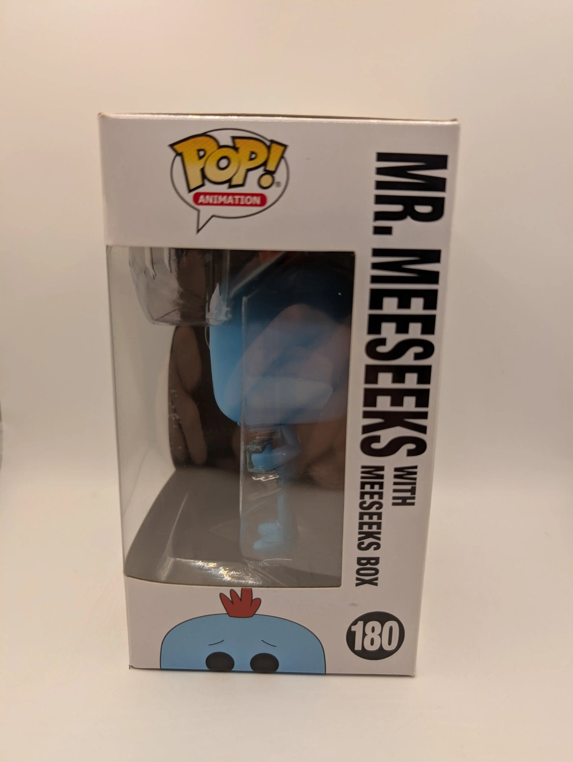 Funko Pop Animation - Mr. Meeseeks with Meeseeks box #180 FRENLY BRICKS - Open 7 Days