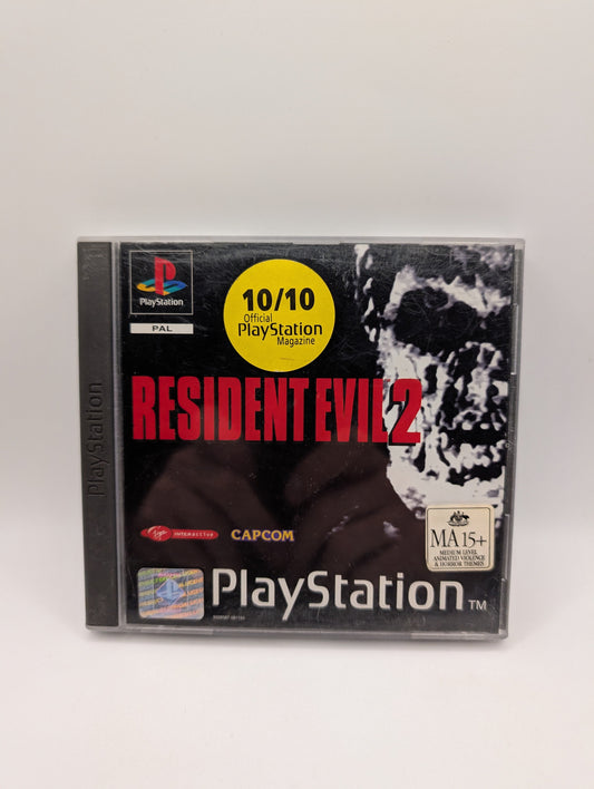 Resident Evil 2 PS1 Platinum Survival Horror 1999 | PAL | TESTED | CAPCOM FRENLY BRICKS - Open 7 Days