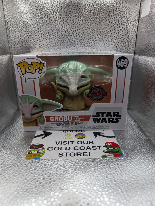 Grogu Chowder Squid SE 469 Star Wars FUNKO Pop Vinyl FRENLY BRICKS - Open 7 Days