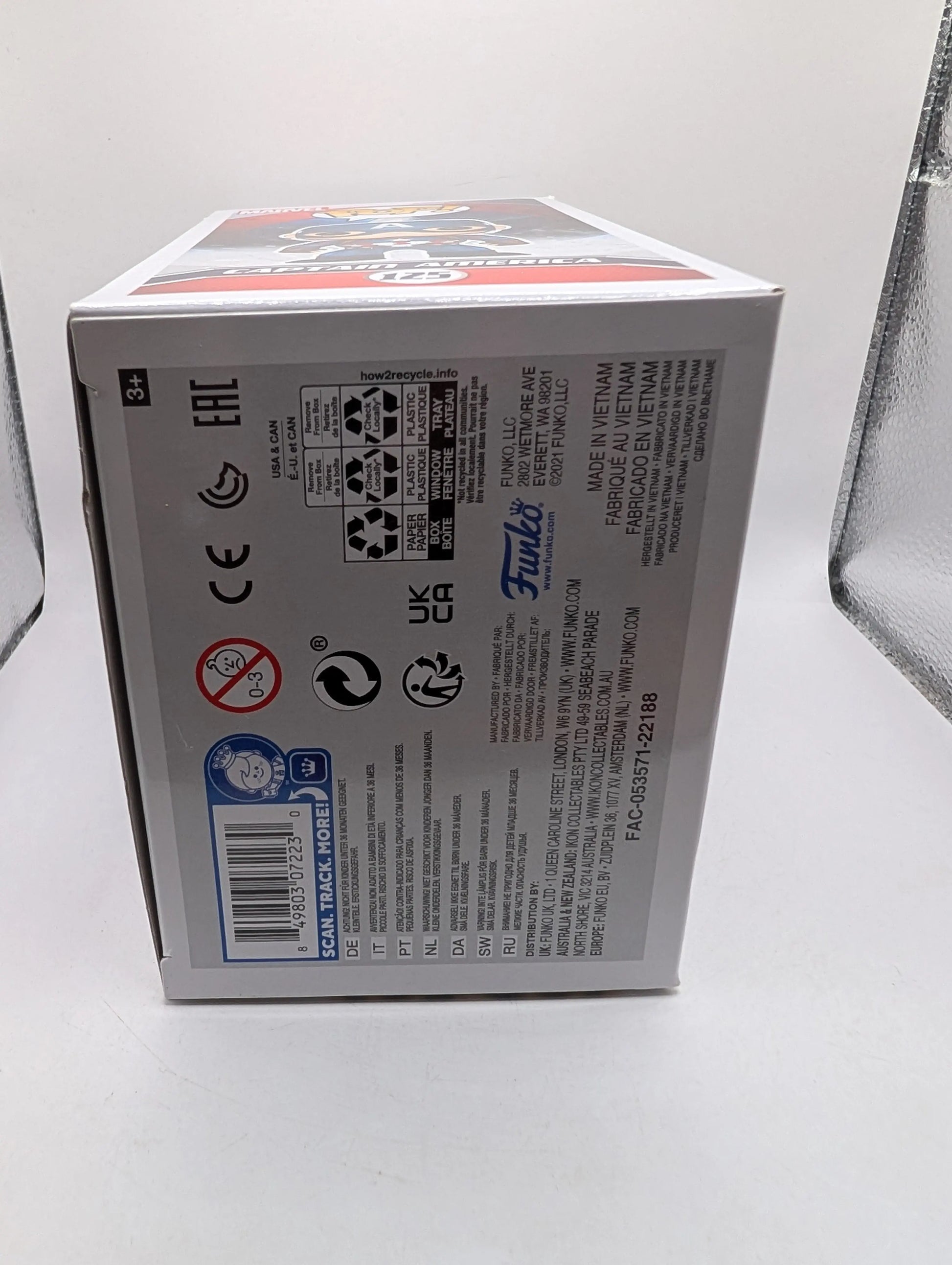 Funko Pop Vinyl - Marvel - Captain America 125 FRENLY BRICKS - Open 7 Days