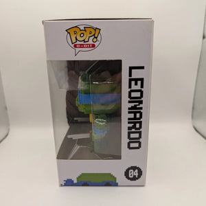 FUNKO POP 8-BIT TEENAGE MUTANT NINJA TURTLES #04 LEONARDO VINYL FIGURE FRENLY BRICKS - Open 7 Days