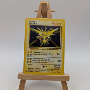 Pokémon TCG Zapdos Base Set 16/102 Holo Unlimited Holo Rare FRENLY BRICKS - Open 7 Days