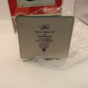 Simpsons Springfield Citizens Genius Sir Smithers Hamilton Collection Sculpture FRENLY BRICKS - Open 7 Days