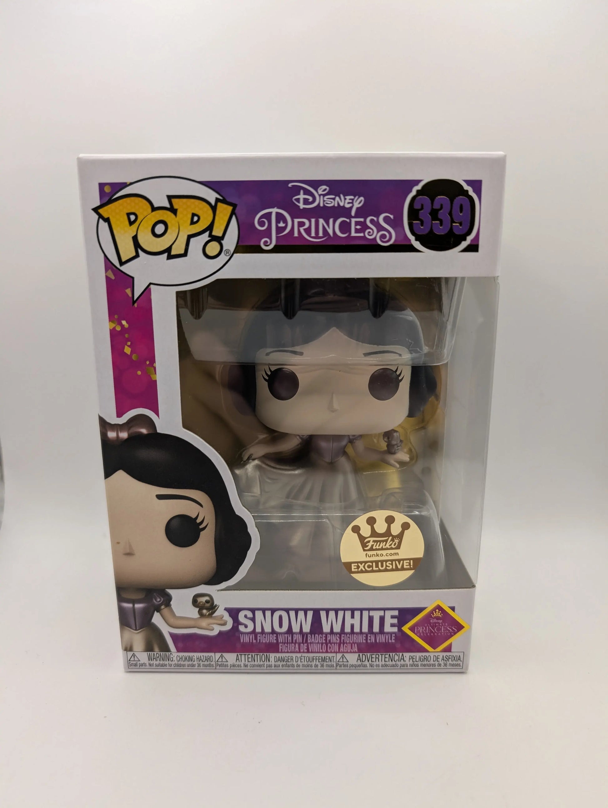 Disney Princess Snow White (with pin) Funko Pop! Vinyl #339 Exclusive FRENLY BRICKS - Open 7 Days