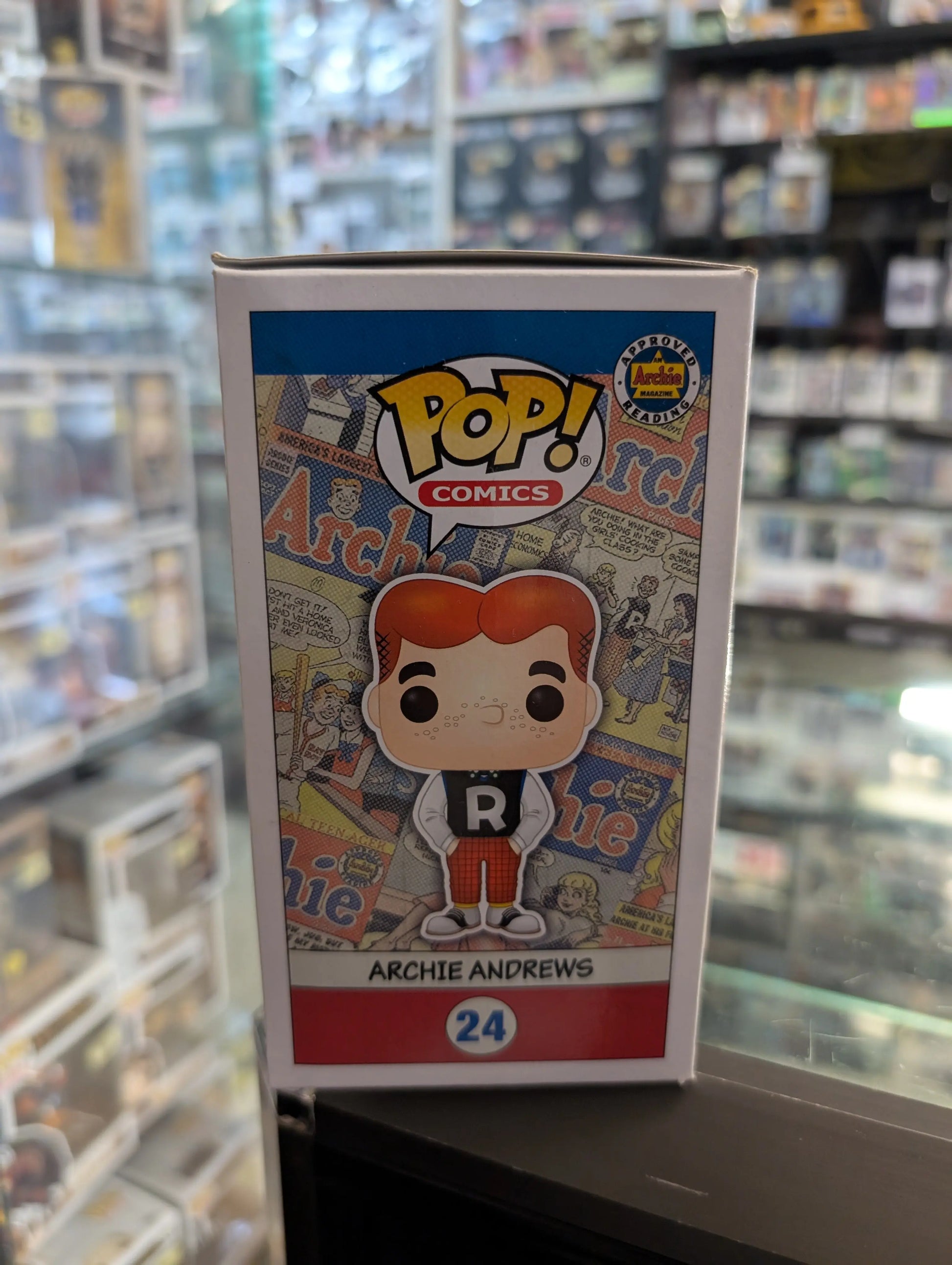 Funko Pop! Comics: Archie Comics - Archie Andrews Figure 24 FRENLY BRICKS - Open 7 Days