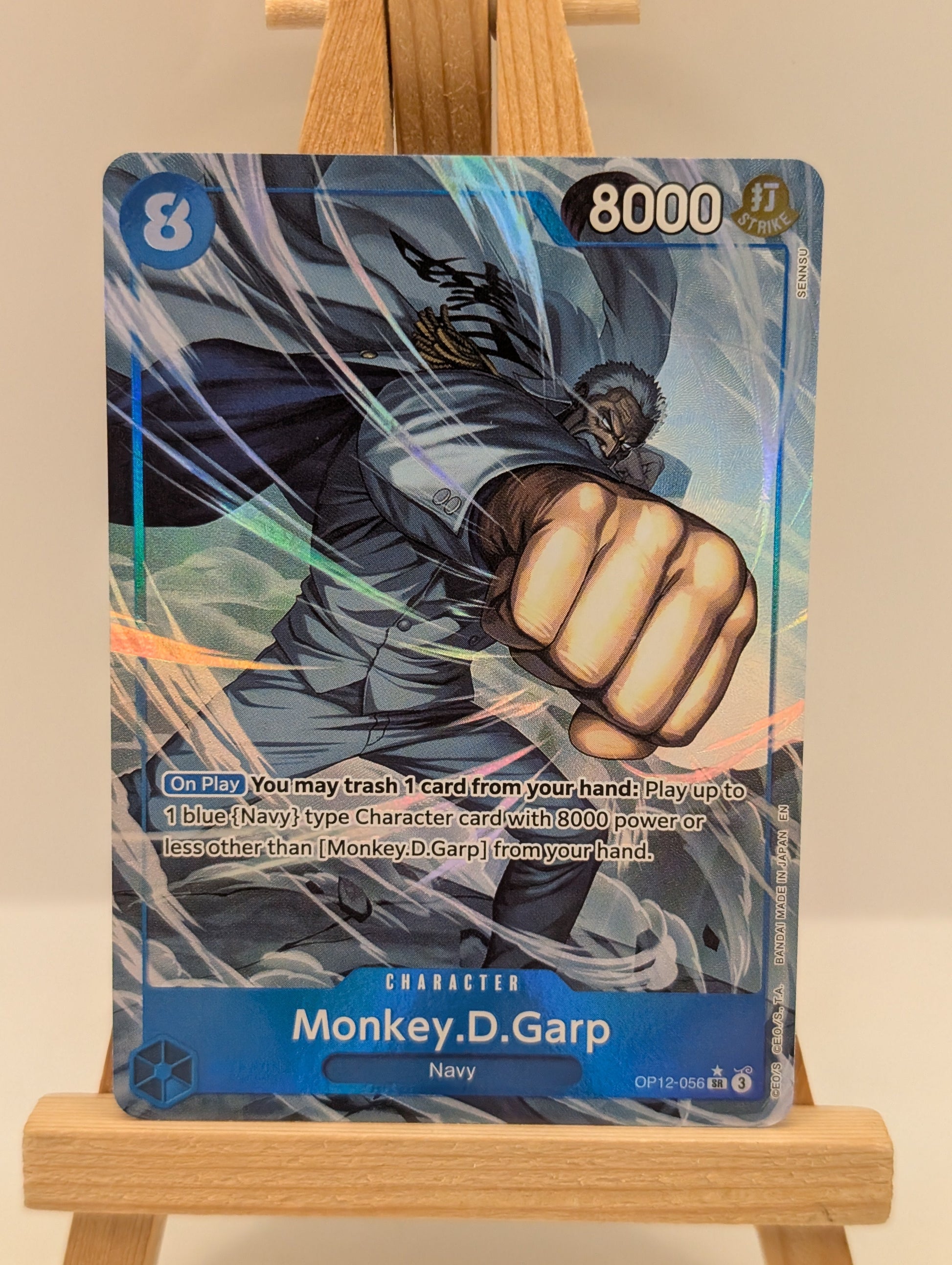 ONE PIECE Monkey.D.Garp SR Alt Art OP12-056 Legacy Of The Master FRENLY BRICKS - Open 7 Days