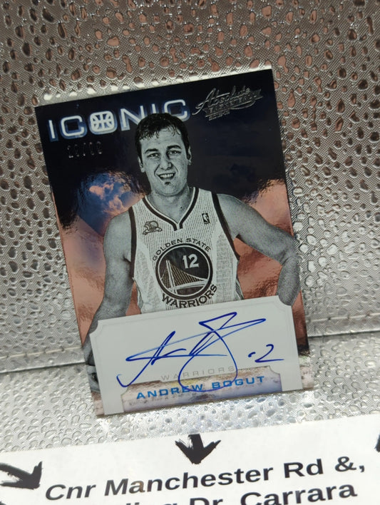 2012-13 Panini Absolute Andrew Bogut ICONIC /99 AUTO FRENLY BRICKS - Open 7 Days