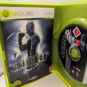 The Chronicles Of Riddick Assault On Dark Athena Xbox 360 PAL Complete Manual FRENLY BRICKS - Open 7 Days