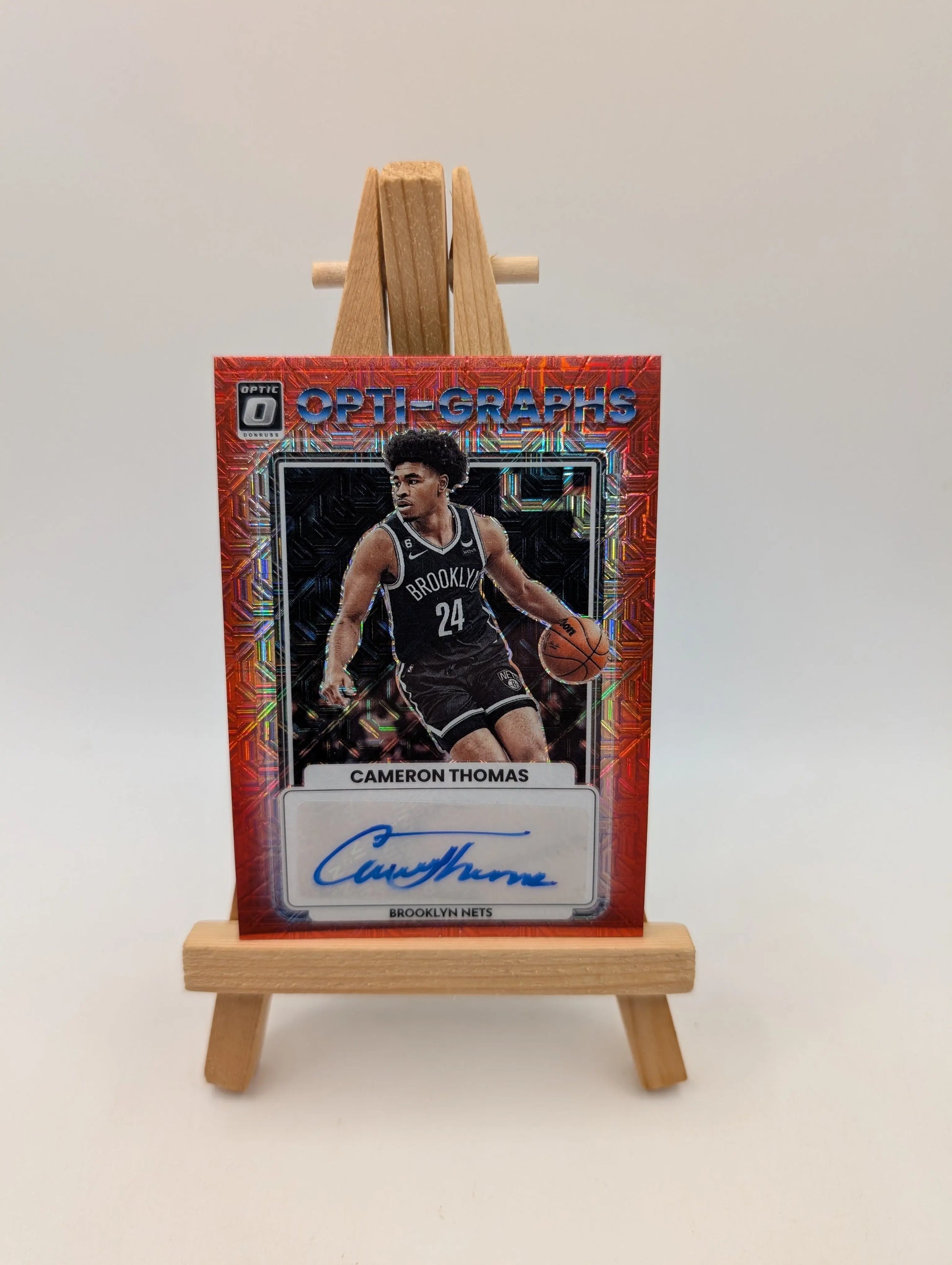 2023 Donruss Optic CAM THOMAS Red Mojo Opti-Graphs Auto OG-CAM Nets FRENLY BRICKS - Open 7 Days