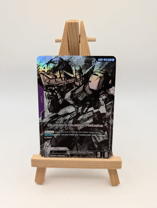Gundam TCG - Gundam Gusion Rebake - GD02-055 LR+ FRENLY BRICKS - Open 7 Days