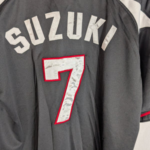 Nippon Baseball Chiba Lotte Marines Away Black/Red 2014-2016 XL Jersey